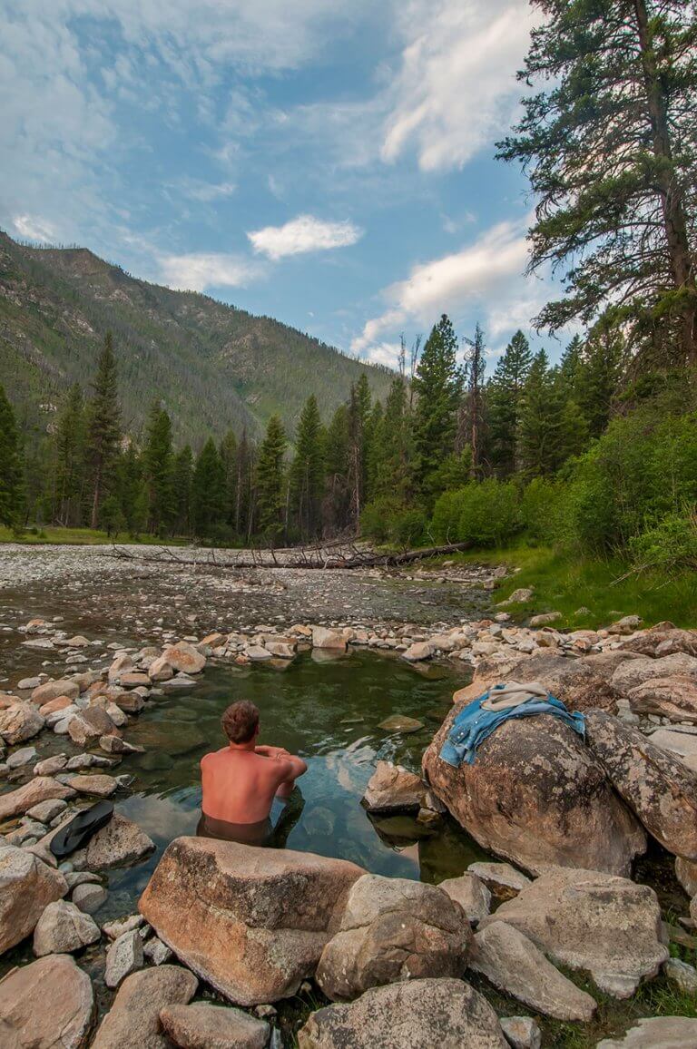 hot springs man