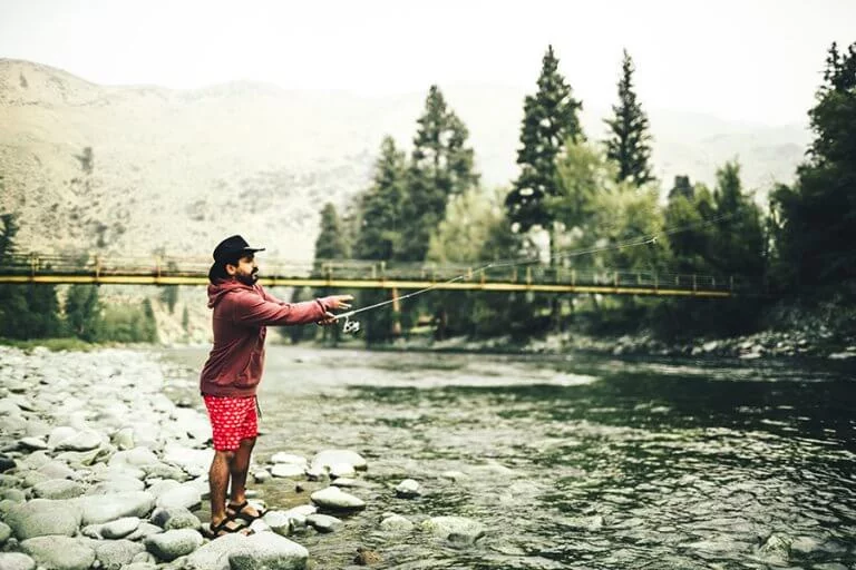 Alec fishing